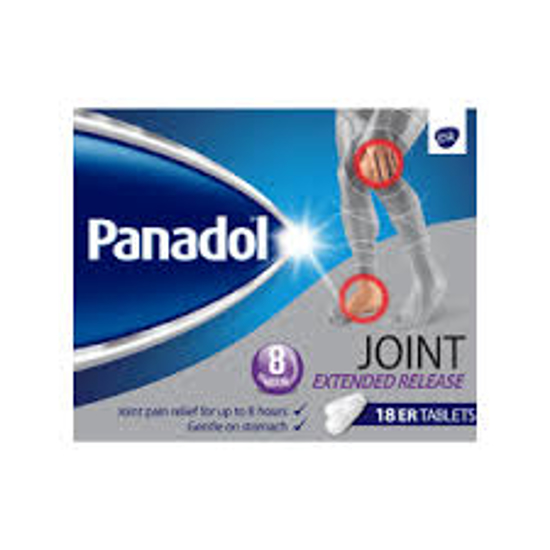 Picture of PANADOL JOINT - 665 MG, / MODIFIED RELEASE TABLETS/ 18'S