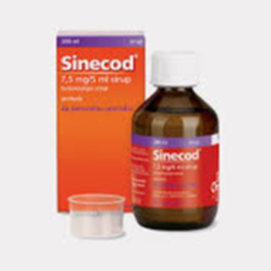 Picture of SINECOD- 1.5 MG/ML  /  SYRUP /    200ML BOTTLE