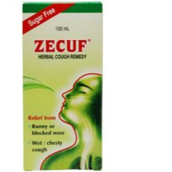 Picture of ZECUF HERBAL COUGH REMEDY - SYRUP  /100ML GLASS BOTTLE