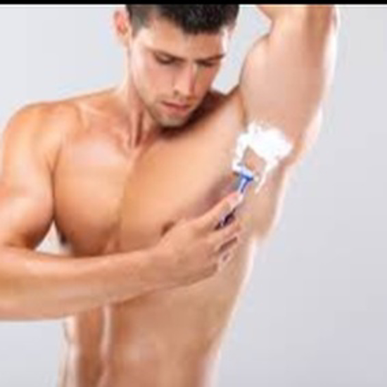 LEE. HAIR REMOVAL UNDER ARM IN THE HOME FOR MEN TREATMENT