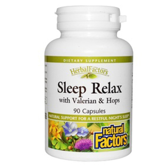 Picture of NATURAL FACTORS SLEEP RELAX FORMULA 90 CAPSULES
