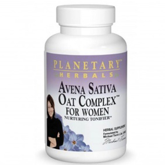 Picture of PLANETARY HERBALS AVENA SATIVA OAT COMPLEX FOR WOMEN 500MG 100 TABLETS