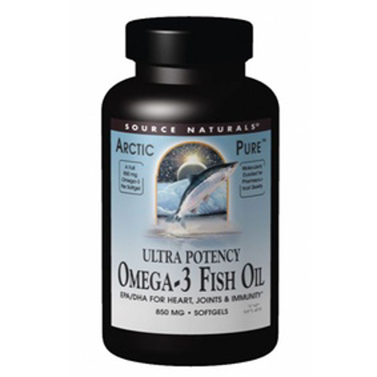 Picture of SOURCE NATURALS ARCTICPURE ULTRA POTENCY OMEGA-3 FISH OIL 60 SOFTGELS