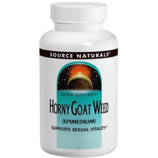 صورة SOURCE NATURALS HORNY GOAT WEED 1000MG 30 TABLETS