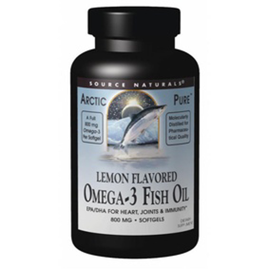 Picture of SOURCE NATURALS ARCTICPURE LEMON FLAVORED OMEGA-3 FISH OIL