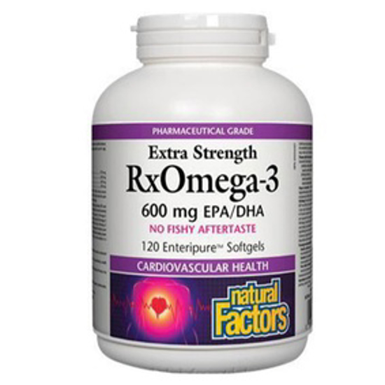 Picture of NATURAL FACTORS EXTRA STRENGTH RXOMEGA-3 600MG