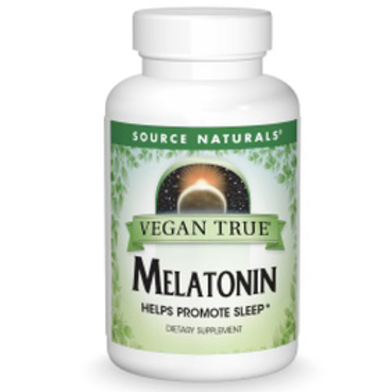 صورة SOURCE NATURALS VEGAN TRUE MELATONIN 2.5MG 60 ORANGE LOZENGE