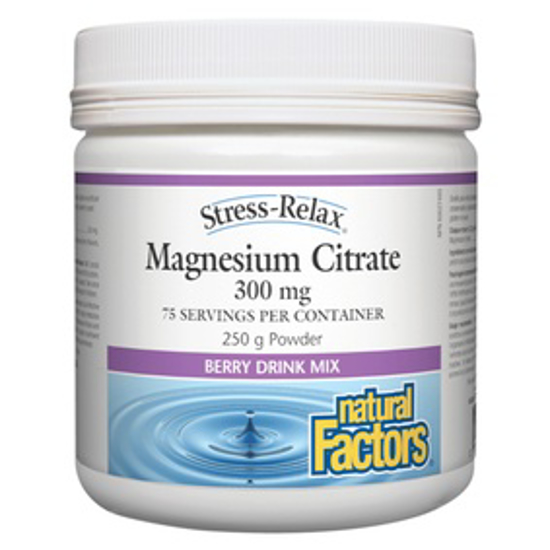 صورة NATURAL FACTORS MAGNESIUM CITRATE 300 MG