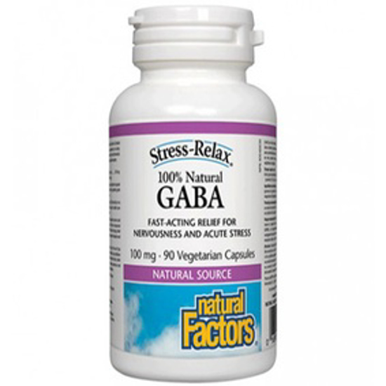 صورة NATURAL FACTORS GABA 100 MG