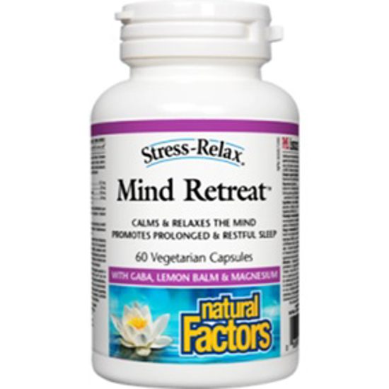 صورة NATURAL FACTORS MIND RETREAT 60 VEGETARIAN CAPSULES