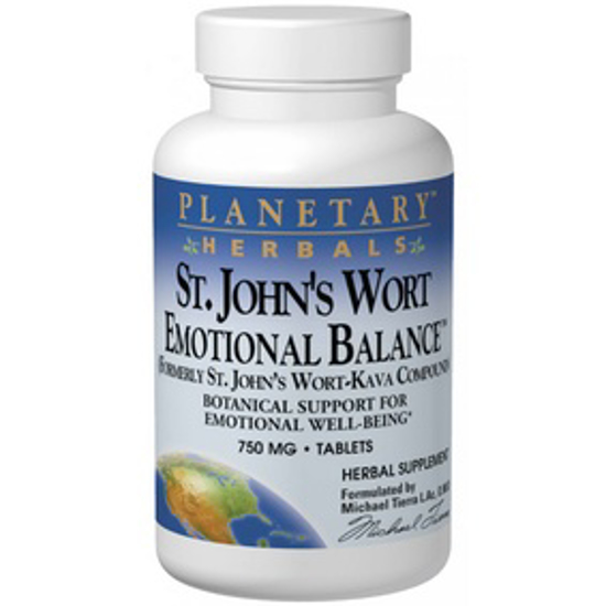 Picture of PLANETARY HERBALS ST JOHNS WORT EMOTIONAL BALANCE 750MG 60 TABLETS