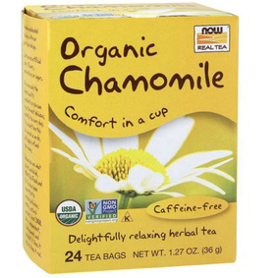 صورة NOW ORGANIC CHAMOMILE TEA 24 TEA BAGS