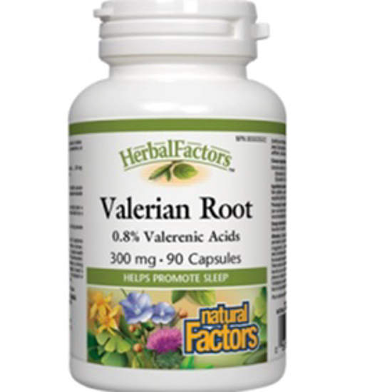 صورة NATURAL FACTORS VALERIAN ROOT 300 MG 90 CAPSULES