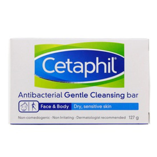 صورة CETAPHIL ANTIBACTERIAL GENTLE CLEANSING BAR 127G