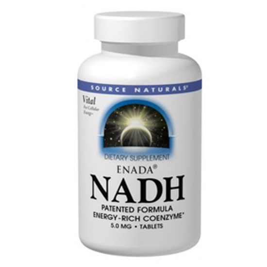 صورة SOURCE NATURALS ENADA NADH 5MG 30 TABLETS