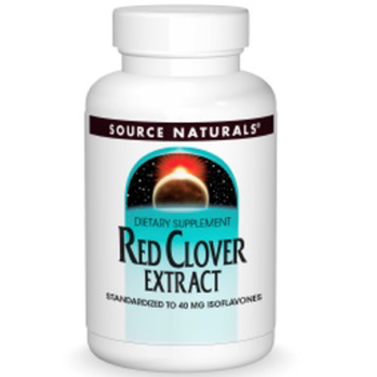 صورة SOURCE NATURALS RED CLOVER EXTRACT 500MG 30 TABLETS