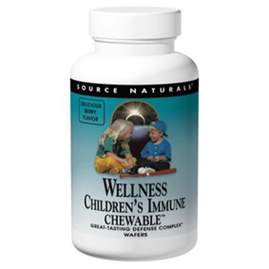 صورة SOURCE NATURALS WELLNESS CHILDRENS IMMUNE CHEWABLE 60 BERRY CHEWABLE