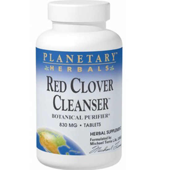 Picture of PLANETARY HERBALS RED CLOVER CLEANSER 830MG 72 TABLETS