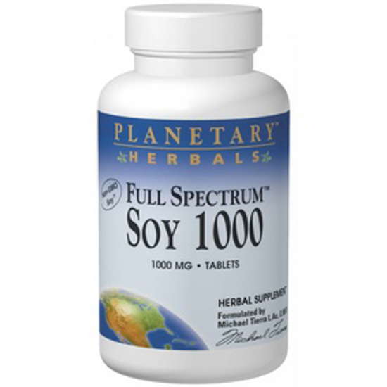 Picture of PLANETARY HERBALS SOY 1000 FULL SPECTRUM 100MG 60 TABLETS
