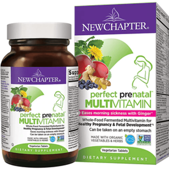 صورة NEW CHAPTER PERFECT PRENATAL MULTIVITAMIN 48 VEGETARIAN CAPSULES