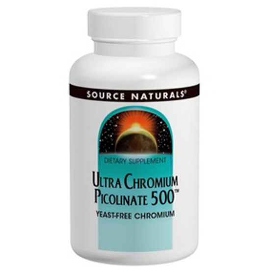 صورة SOURCE NATURALS ULTRA CHROMIUM PICOLINATE 500MCG