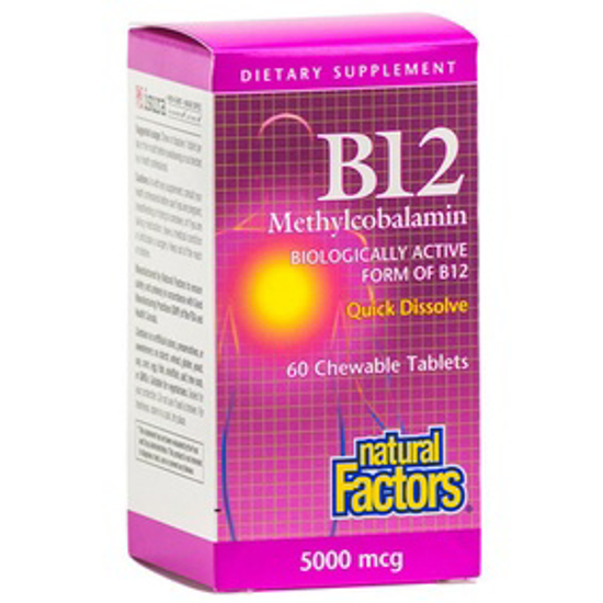 صورة NATURAL FACTORS B12 METHYLCOBALAMINAVAILAB
