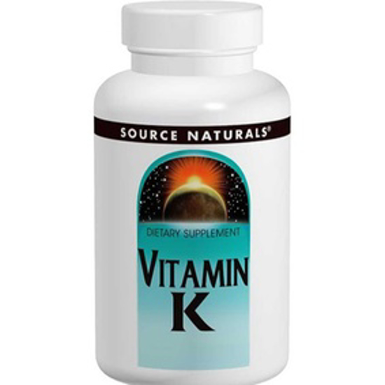 صورة SOURCE NATURALS VITAMIN K 500 MCG 100 TABLETS