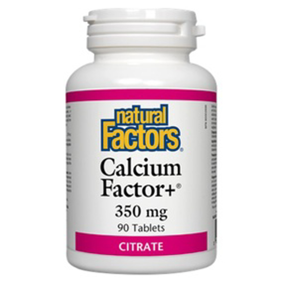 صورة NATURAL FACTORS CALCIUM FACTOR 350 MG 90 TABLETS