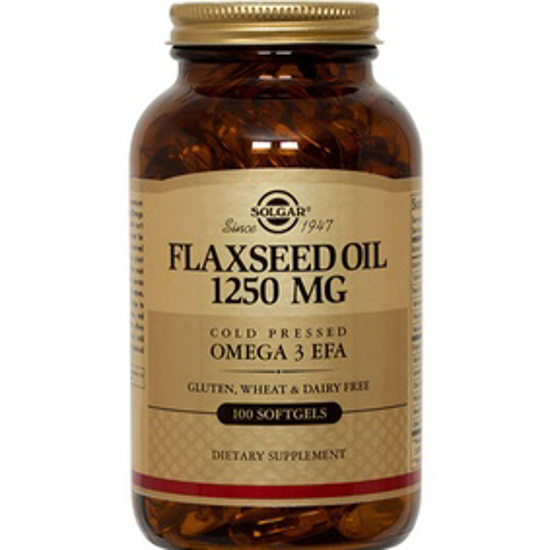 صورة SOLGAR FLAXSEED OIL 1250 MG