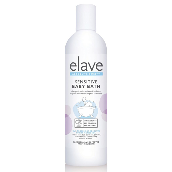 صورة ELAVE SENSITIVE BABY BATH 400ML