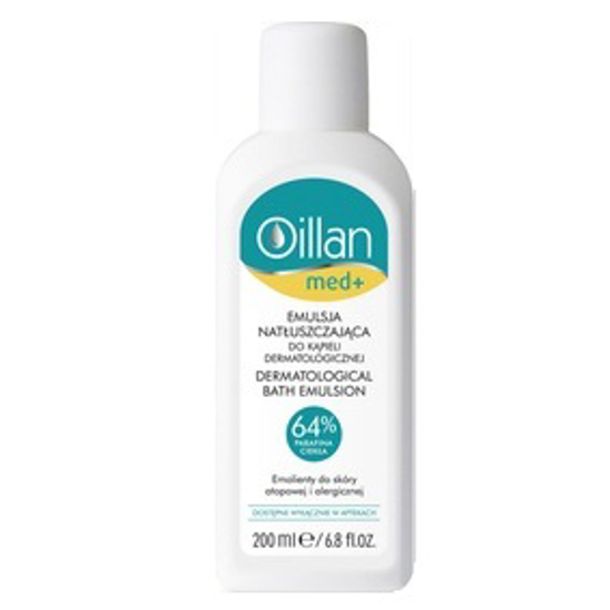 صورة OILLAN DERMATOLOGICAL BATH EMULSION 200ML