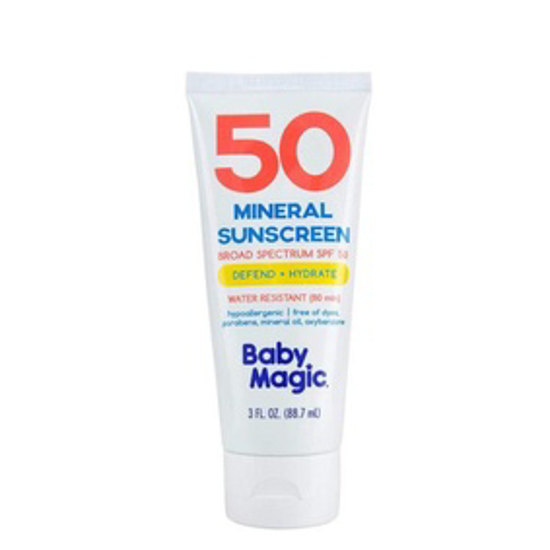 صورة BABY MAGIC 50 MINERAL SUNSCREEN 3 OZ