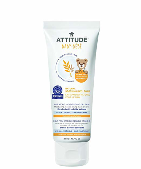 Picture of ATTITUDE SENSITIVE SOOTHING BATH SOAK - BABY 200ML:60831