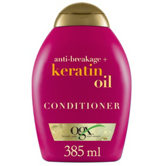 Picture of OGX, CONDITIONER, ANTI-BREAKAGE+ KERATIN OIL, 385ML