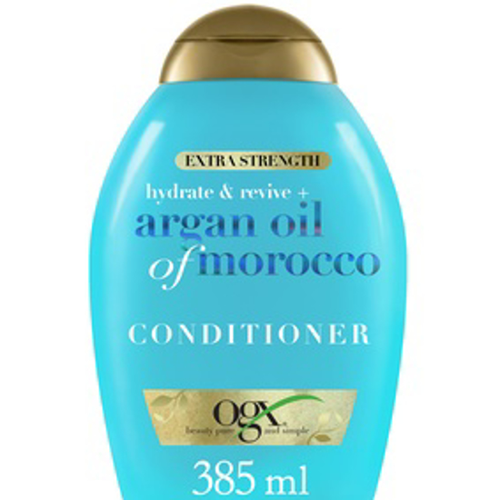 Picture of OGX, CONDITIONER, EXTRA STRENGTH HYDRATE & REVIVE+ ARGAN OIL OF MOROCCO, 385ML