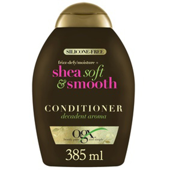 Picture of OGX, CONDITIONER, FRIZZ-DEFY/MOISTURE+ SHEA SOFT & SMOOTH, SILICONE-FREE, 385ML