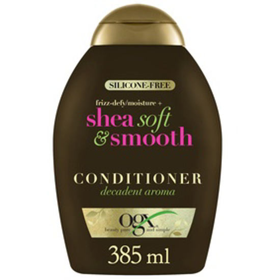 صورة OGX, CONDITIONER, FRIZZ-DEFY/MOISTURE+ SHEA SOFT & SMOOTH, SILICONE-FREE, 385ML