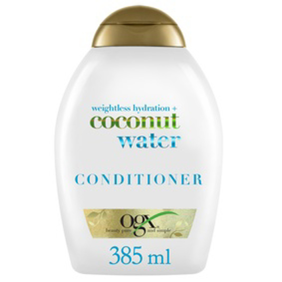 Picture of OGX, CONDITIONER, WEIGHTLESS HYDRATION+ COCONUT WATER, 385ML