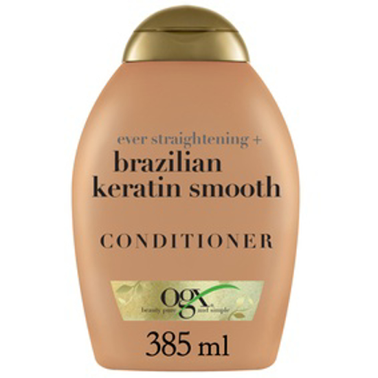 Picture of OGX, CONDITIONER, EVER STRAIGHTENING+ BRAZILIAN KERATIN SMOOTH, 385ML