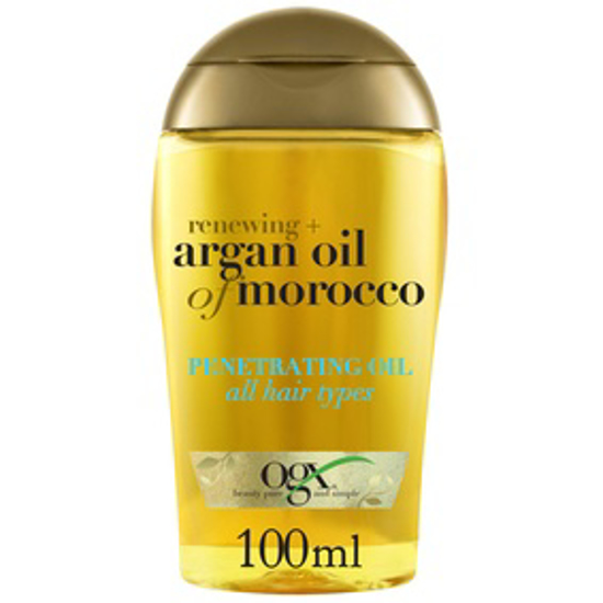 صورة OGX, HAIR OIL, RENEWING+ ARGAN OIL OF MOROCCO, PENETRATING OIL, ALL HAIR TYPES, 100ML