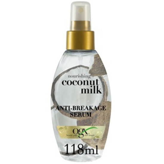 صورة OGX, HAIR SERUM, NOURISHING+ COCONUT MILK, ANTI-BREAKAGE SERUM, SPRAY, 118ML