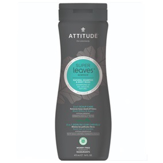 صورة ATTITUDE SUPERLEAVES SHAMPOO & BW 2IN1 SCALPCARE 473ML:11005