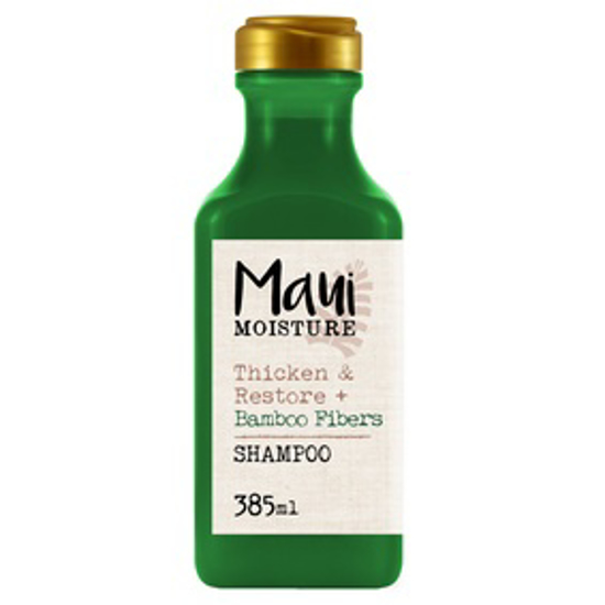 صورة MAUI MOISTURE, SHAMPOO, THICKEN & RESTORE + BAMBOO FIBERS, 385ML