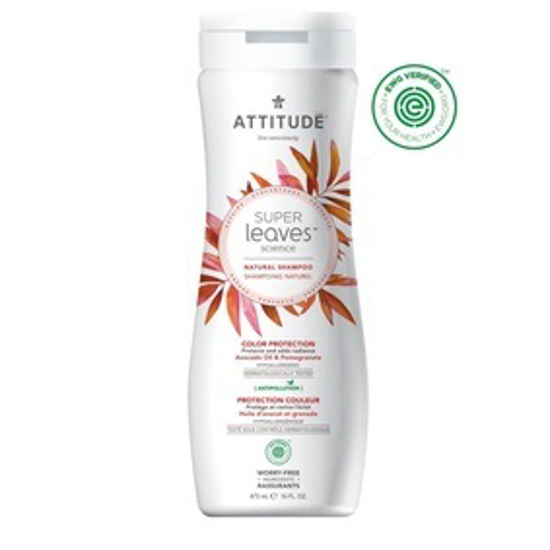 Picture of ATTITUDE SUPERLEAVES COLOR PROTECTION SHAMPOO 473ML : 11094