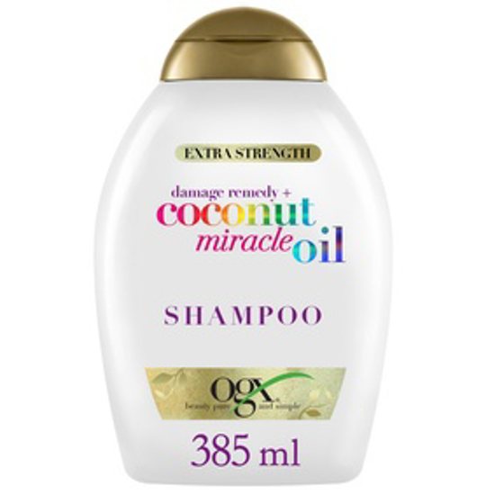 Picture of OGX, SHAMPOO, DAMAGE REMEDY+ COCONUT MIRACLE OIL, 385ML