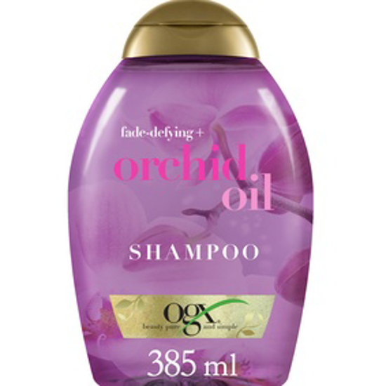 صورة OGX, SHAMPOO, FADE DEFYING+ ORCHID OIL, WITH UVA/UVB FILTERS, 385ML