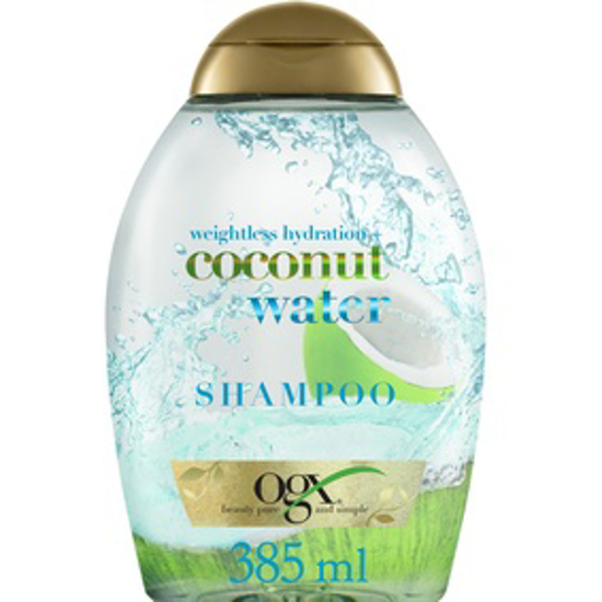 صورة OGX, SHAMPOO, WEIGHTLESS HYDRATION+ COCONUT WATER, 385ML