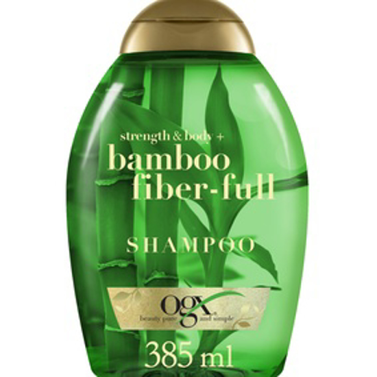 صورة OGX, SHAMPOO, STRENGTH & BODY+ BAMBOO FIBER-FULL, 385ML