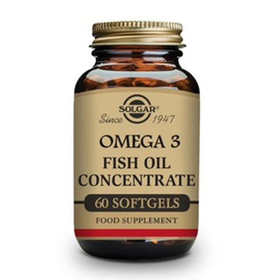 صورة SOLGAR OMEGA-3 FISH OIL CONCENTRATE 120 SOFTGELS