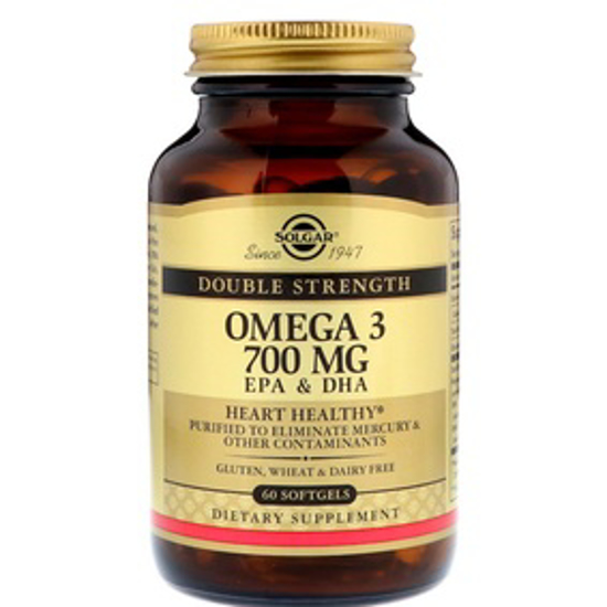 Picture of SOLGAR DOUBLE STRENGTH OMEGA-3 700 MG 60 SOFTGELS 